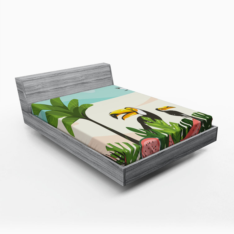 East Urban Home Beach Fitted Sheet | Wayfair